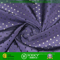 Star Design with Plain Dyed Perforated Polyester Fabric